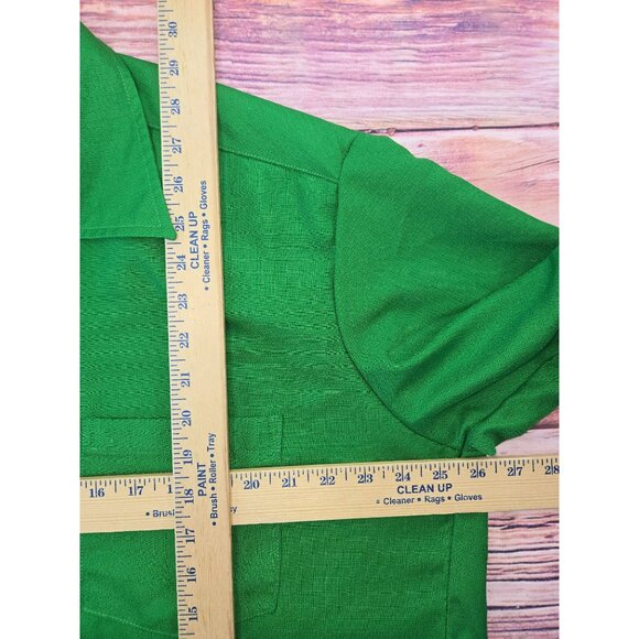 Maui Trading Co. Green Hawaiian Shirt XL - Picture 7 of 7